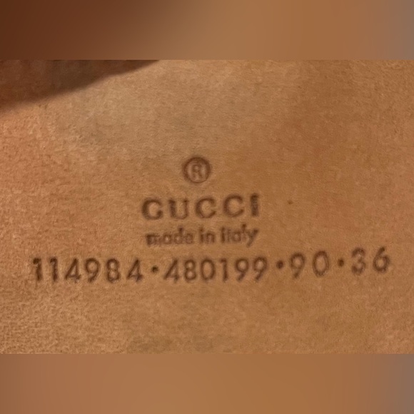 Authentic Gucci belt. 40.5 in total length - Picture 2 of 2